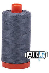 Aurifil Mako 50wt Cotton 1300 m 1422 yd. spool - 1246 Dark Grey